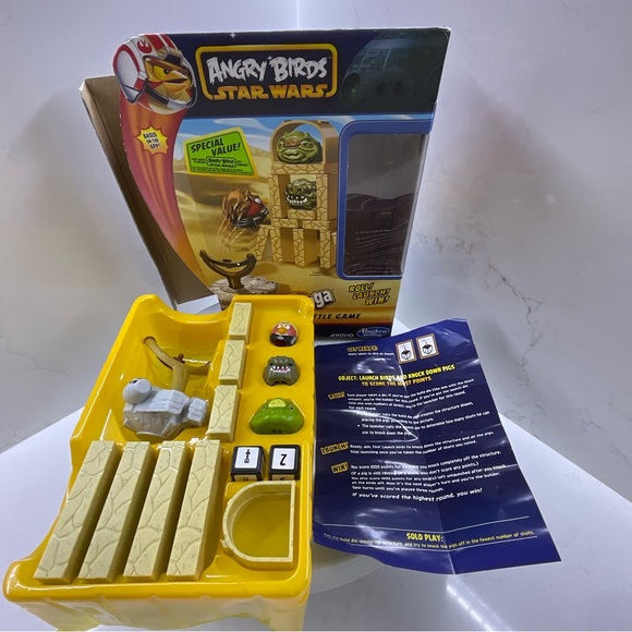 Angry Birds Star Wars Jenga Tatooine Battle Game Hasbro Rovio NIB - Picture 7 of 8